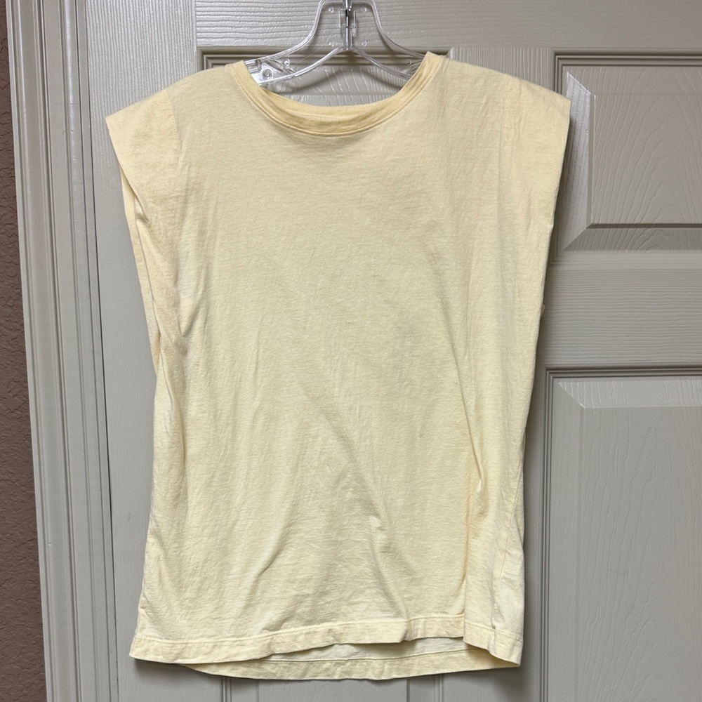 Yellow cotton top